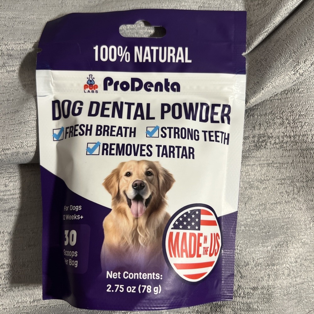 All-Natural Dog Dental Powder for Teeth Cleaning, Dental Powder for Dogs Teeth